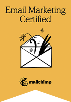 Mailchimp EMail Certification Badge